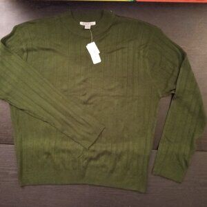 Cassel Men's XL Sweater Round Neck Lightweight NWT